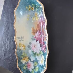 Floral Decorative Art Plate